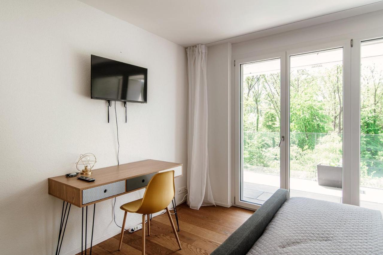 Linda Terrace By Quokka 360 - Modern One-Bedroom Flat With Sun Terrace Locarno Buitenkant foto